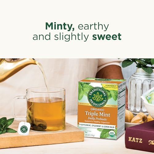 Traditional Medicinals Triple Mint kesice čaja